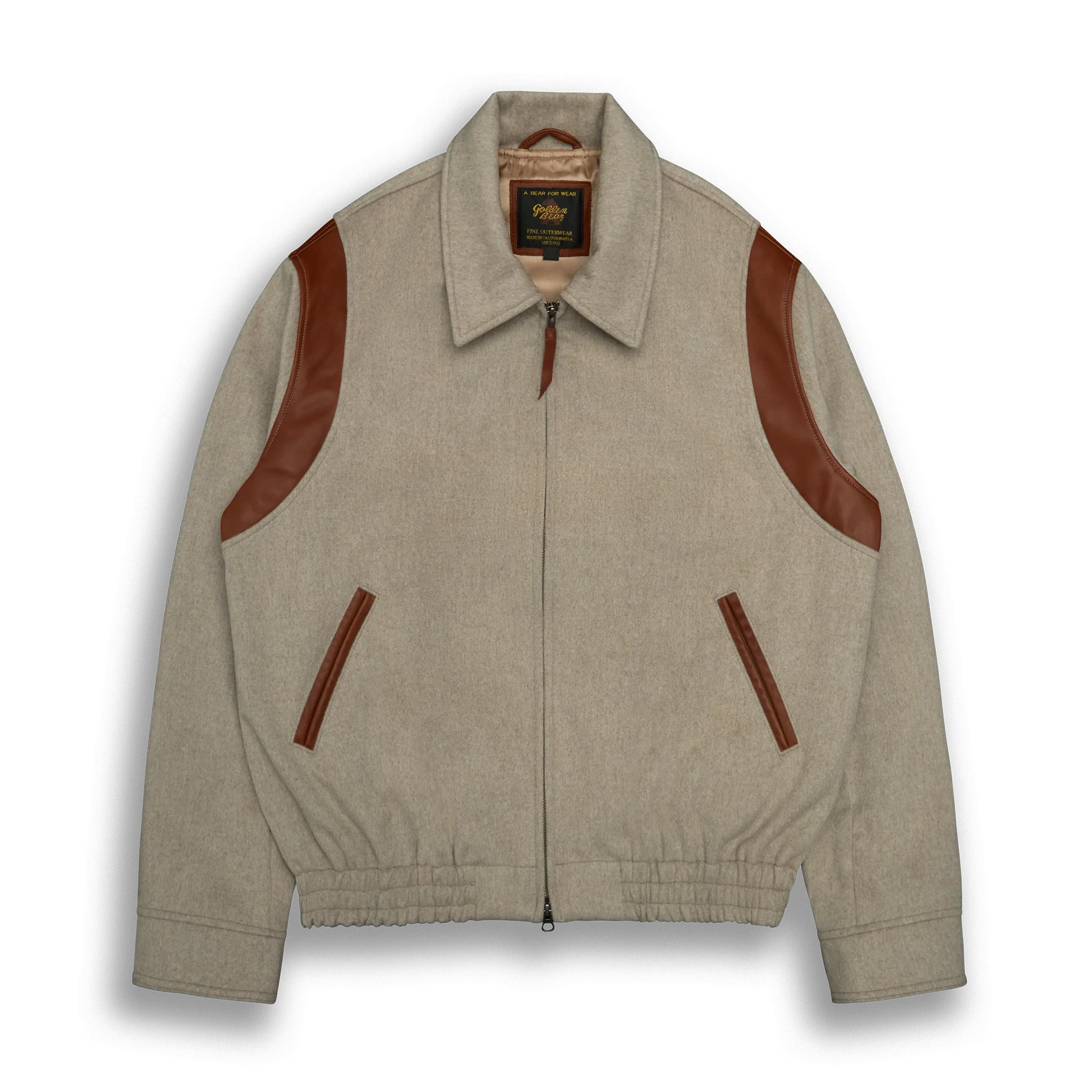 Leather + Wool Varsity