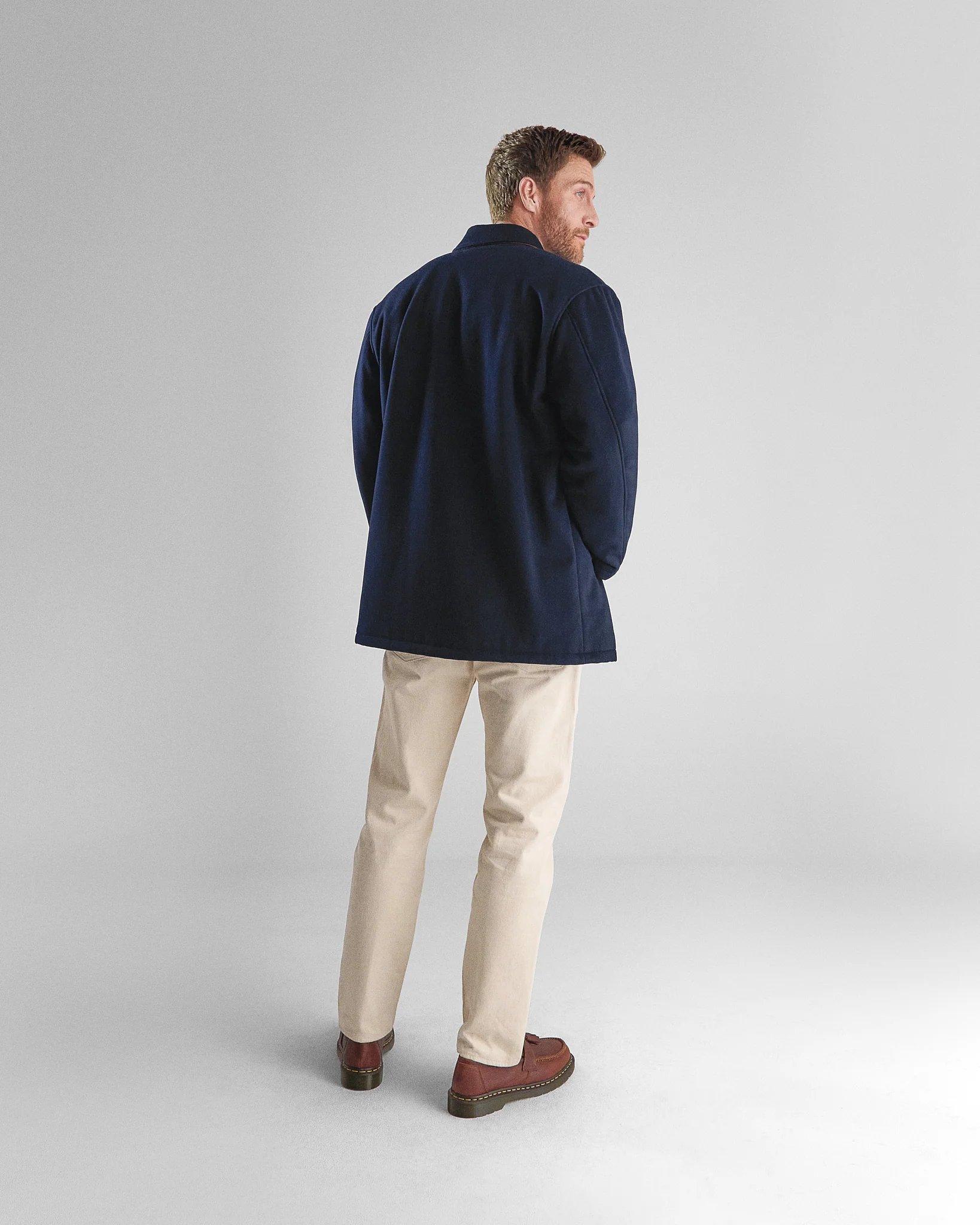 THE CAMBRIDGE - Navy Lux Wool Classic Fit - Image 4